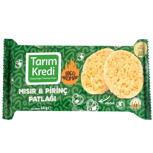 TK TACO AROMALI MISIR VE PİRİNÇ PATLAĞI