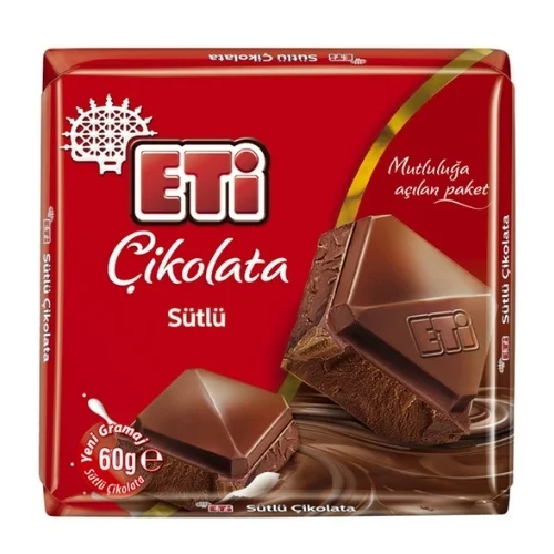 ETI ÇIKOLATA SÜTLÜ 60 G