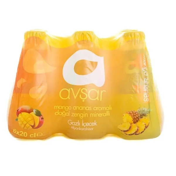 AVŞAR MANGO -ANANAS MADEN SUYU 6 LI