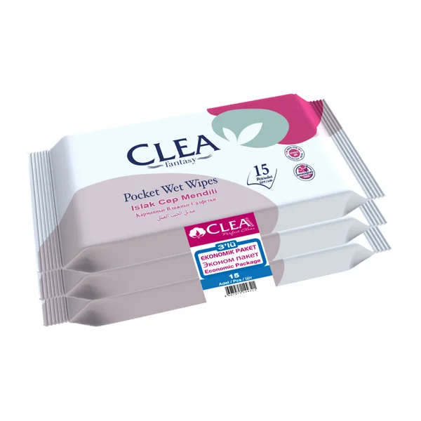 CLEA ISLAK MENDİL 3*15 Lİ