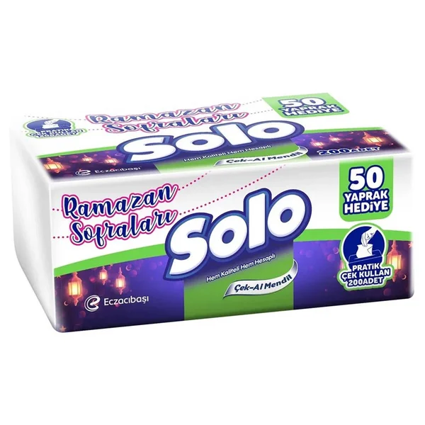 SOLO RAMAZAN AMBALAJ PEÇETE 250' Lİ