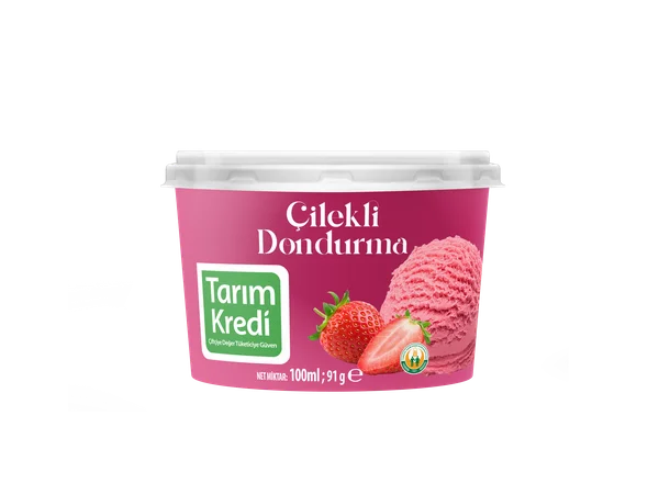 TK BİRLİK ÇİLEKLİ DONDURMA 100 ML