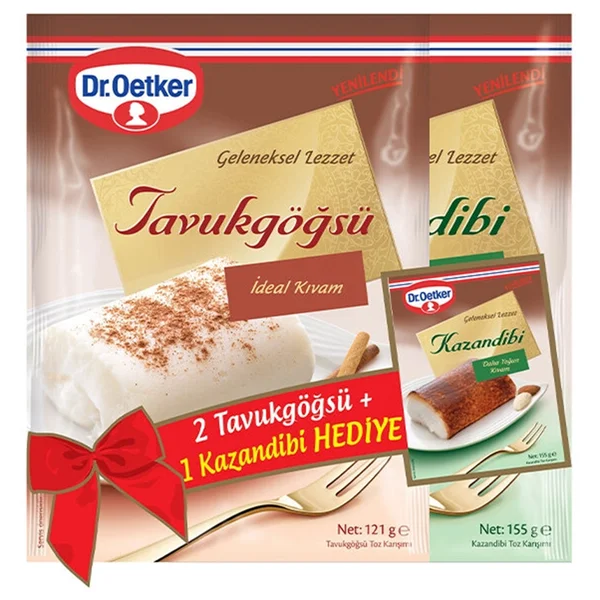 DR. OETKER 2 TAVUKGÖĞSÜ + KAZANDİBİ HEDİYE